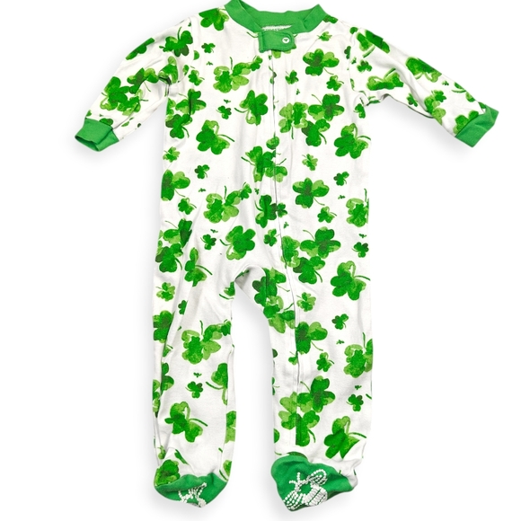 Burt's Bees Baby Unisex Organic Cotton Zip-Front Pajamas Bundle 6-9 Months Sleep - Picture 5 of 8